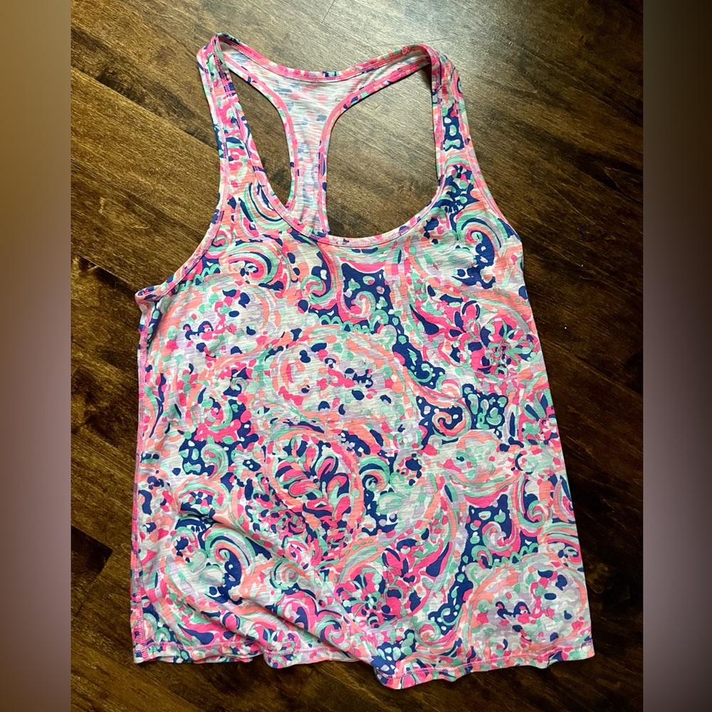 Lily Pulitzer Luxletic Workout Athletic Tank Top